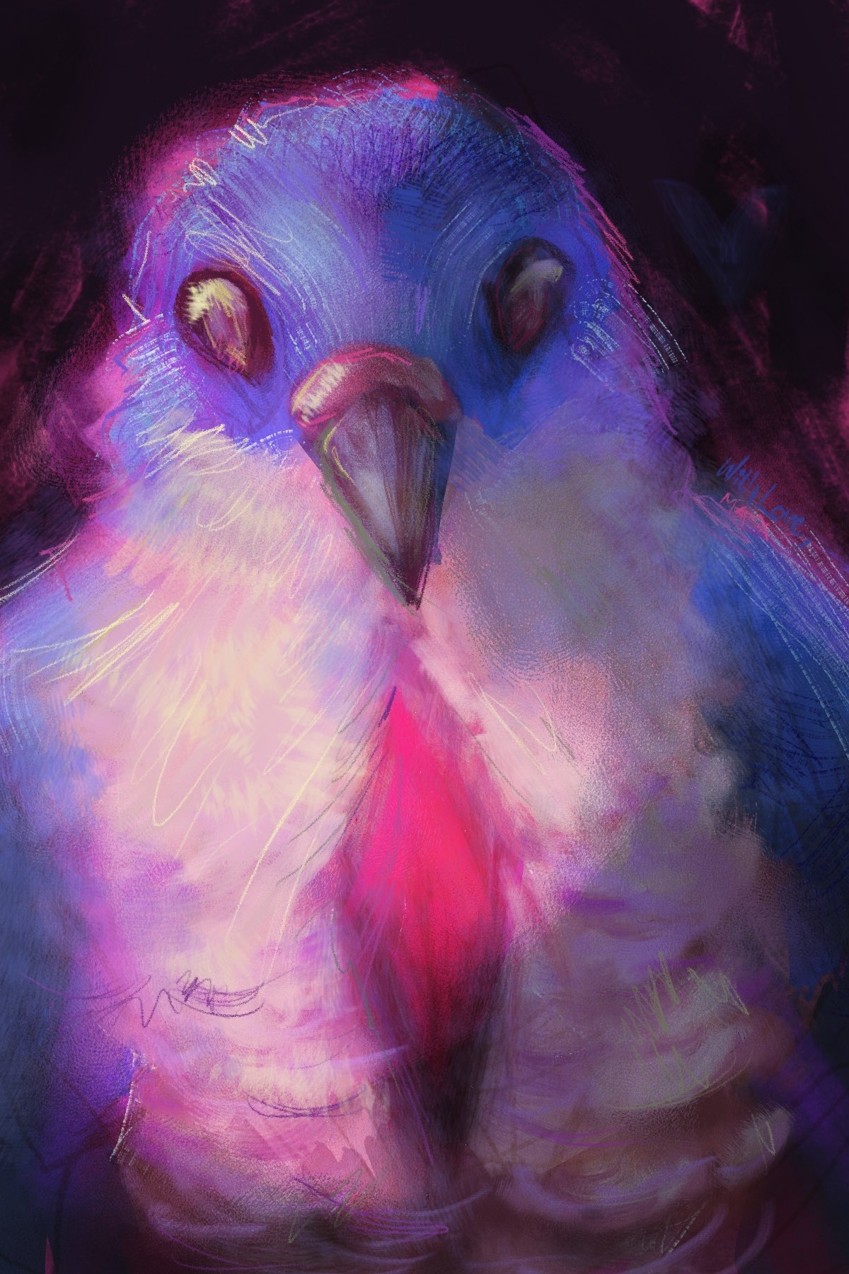 A borb, made the same flight as Ros' ref sheet, 2024